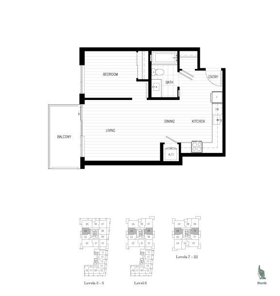 Floor Plans of Hudson House in Victoria, BC